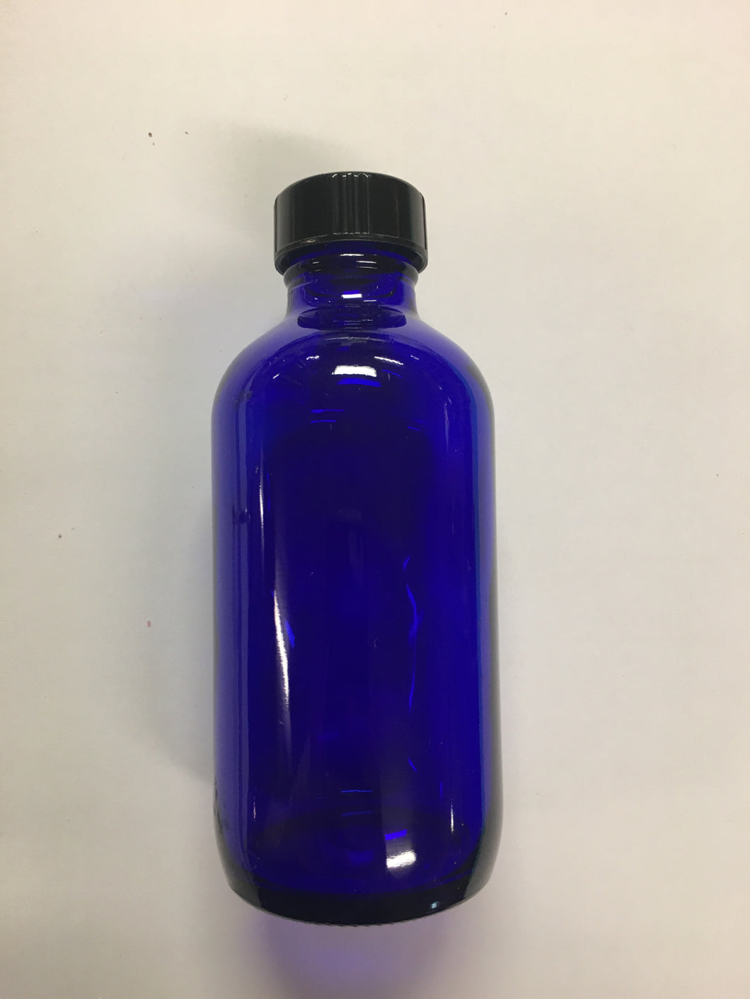 1oz Cobalt Blue Bottle w/cap